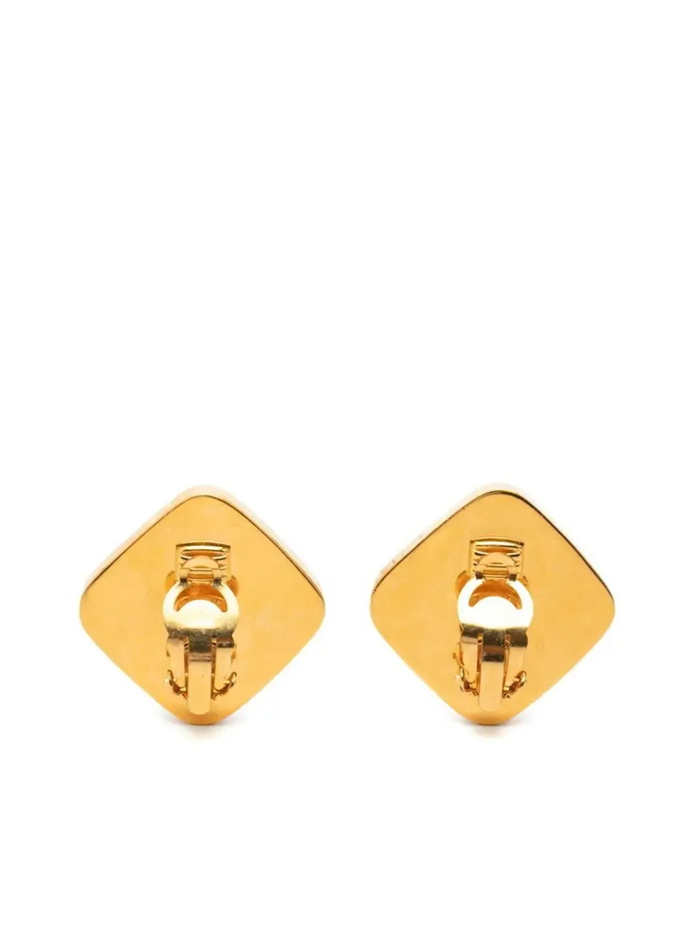 Chanel Cc Logo Clip-On Earrings Gold- #287815C81B